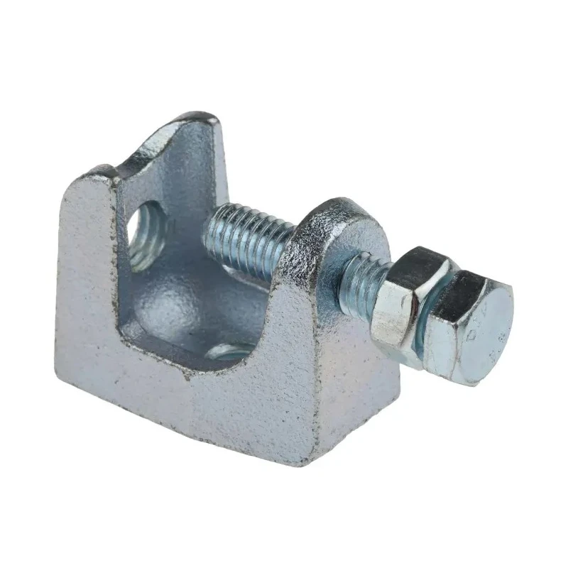 RS PRO Beam Clamp M10 Steel, 10mm Hole Diameter, 18mm Maximum Flange Thickness, Maximum Load 60kg 203-7638