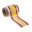 TE Connectivity RPS Cable Marker Yellow Polyolefin Heat-Shrinkable Tubing, 1.17mm to 2.66mm Cable Diameter RPS-22-18/2.0-4