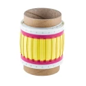 TE Connectivity RPS Cable Marker Yellow Polyolefin Heat-Shrinkable Tubing, 1.17mm to 2.66mm Cable Diameter RPS-22-18/2.0-4