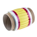 TE Connectivity RPS Cable Marker Yellow Polyolefin Heat-Shrinkable Tubing, 1.17mm to 2.66mm Cable Diameter RPS-22-18/2.0-4