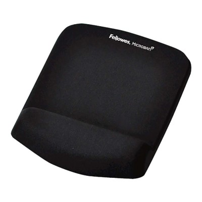 Fellowes Black Fluoropolymer Mouse Pad & Wrist Rest 25.4 mm Height 238.1 mm Length 184.2 mm Width 9252003