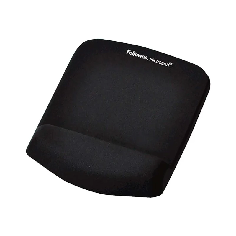 Fellowes Black Fluoropolymer Mouse Pad & Wrist Rest 25.4 mm Height 238.1 mm Length 184.2 mm Width 9252003