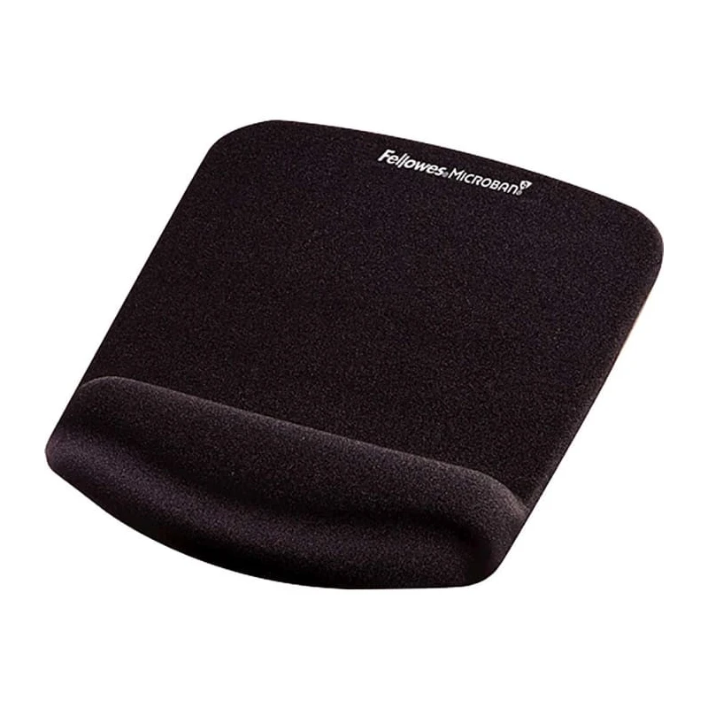 Fellowes Black Fluoropolymer Mouse Pad & Wrist Rest 25.4 mm Height 238.1 mm Length 184.2 mm Width 9252003