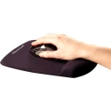 Fellowes Black Fluoropolymer Mouse Pad & Wrist Rest 25.4 mm Height 238.1 mm Length 184.2 mm Width 9252003
