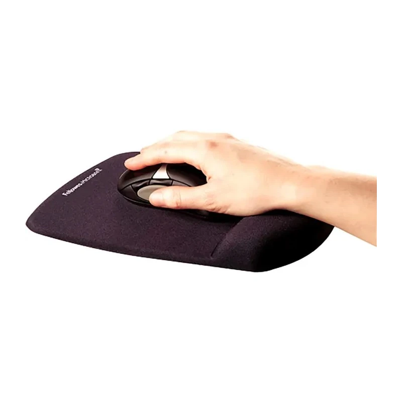Fellowes Black Fluoropolymer Mouse Pad & Wrist Rest 25.4 mm Height 238.1 mm Length 184.2 mm Width 9252003
