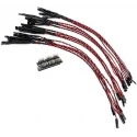 Digilent Twisted & Insulated Breadboard Jumper Wire 200 mm Length Black, Red 410-349