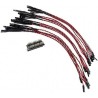 Digilent Twisted & Insulated Breadboard Jumper Wire 200 mm Length Black, Red 410-349