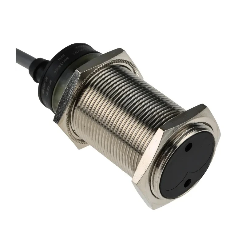 RS PRO Diffuse Reflection Photoelectric Sensor Barrel Sensor 1 m Detection Range NPN NO/NC Output IP67 Rated IP67