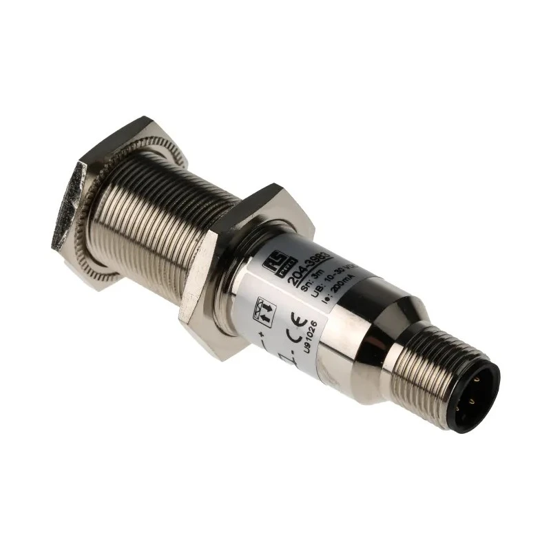 Telemecanique Sensors RS PRO Retroreflective Photoelectric Sensor, Barrel Style, 3 m Detection Range, PNP NO 204-3983
