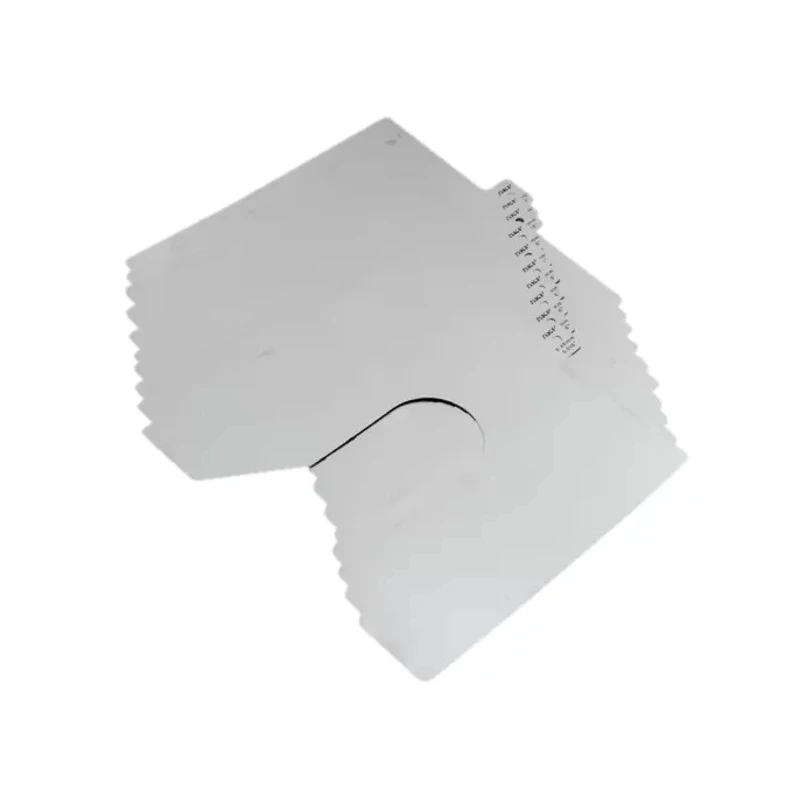 SKF Grey Stainless Steel Pre-Cut Shim 200 mm x 200 mm x 2 mm with 55 mm Slot Width TMAS 200-200