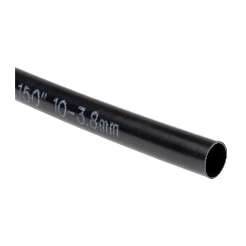 TE Connectivity Heat Shrink Tubing Black 10.1 mm Sleeve Diameter x 1.2 m Length 3:1 Ratio BSTS-04X4