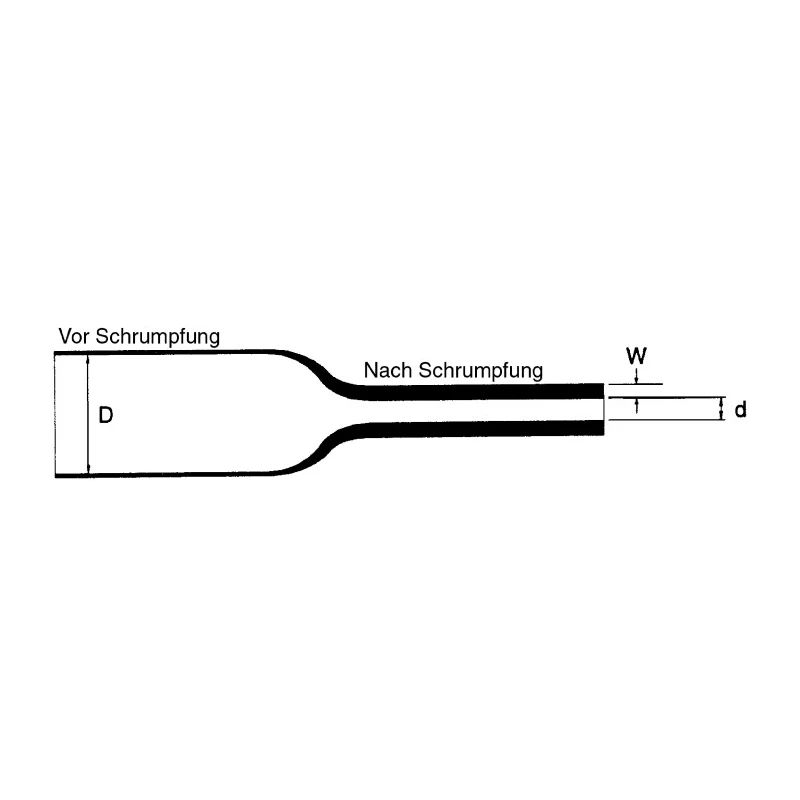 TE Connectivity Heat Shrink Tubing Black 10.1 mm Sleeve Diameter x 1.2 m Length 3:1 Ratio BSTS-04X4