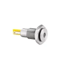Bulgin Vandal Resistant Panel Mount LED Indicator 12 mm, Multicolour, IP66, 12-24V DX0505/RD/00