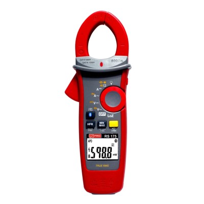 RS PRO Industrial Clamp Meter 600 A AC/DC 1000 V AC/DC True RMS Bluetooth Data Logger 175 204-8312