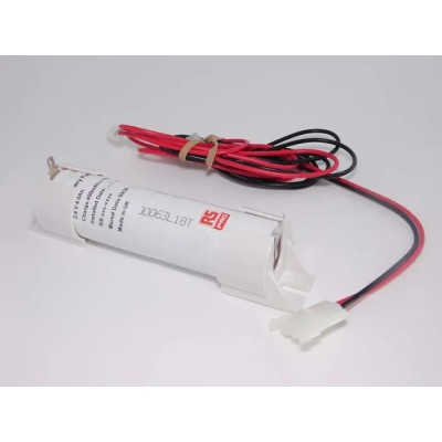 RS PRO 2.4 V NiCd Rechargeable D Battery Pack 2 Cells 4Ah with AMP Connector 204-2750