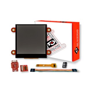 4D Systems Graphics Display Development Kit 2.5in TFT 240x240 Resolution with Capacitive Touch SK-pixxiLCD-25P4-CTP
