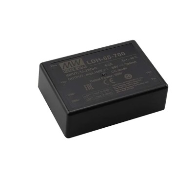 MEAN WELL 5 Output Through Hole DC-DC Constant Current LED Driver, 80V, 65W, 700mA PWM LDH-65-700