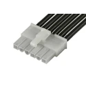 Molex 6 Way Male Mini-Fit Jr to 6 Way Male Pigtail Wire to Board Cable, 150 mm 215323-2061