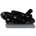 RS PRO Spiral Cable Wrap Black Polypropylene 27 mm Maximum Bundle Diameter 2m Length 204-4421