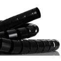 RS PRO Spiral Cable Wrap Black Polypropylene 27 mm Maximum Bundle Diameter 2m Length 204-4421