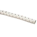 RS PRO Spiral Cable Wrap, Polypropylene, Flexible, Reusable, Halogen-Free, 27 mm Max Bundle Diameter, 25 mm Nominal 204-4423