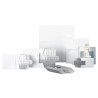 SKF Grey Stainless Steel Pre-Cut Shim 125 mm x 125 mm x 0.5 mm, Slot Width 45 mm TMAS 125-050