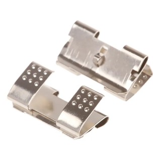 Keystone Leaf Spring AA Battery Contact, Snap-in Mount, Spring Steel Contact Material, Model 210