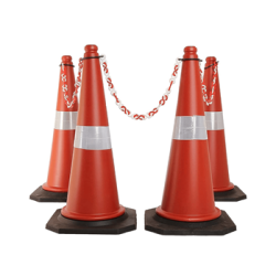 Buy Health Safe Chain Plastic Barricade Traffic Safety Cone