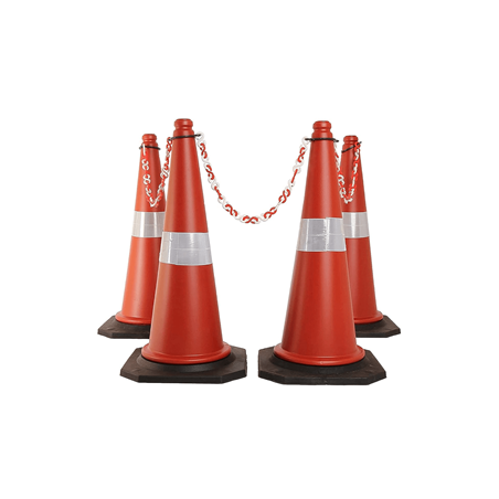 Buy Health Safe Chain Plastic Barricade Traffic Safety Cone