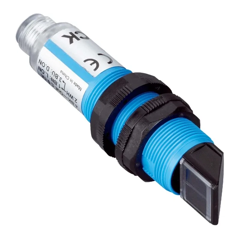 SICK Retroreflective Photoelectric Sensor Barrel Sensor 5.5 m Detection Range PNP Output IP67 Protection VL180-2P32438