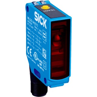 SICK Retroreflective Photoelectric Sensor Block Style 4 m Detection Range PNP Output IP66/IP67 Metal Housing WL12G-3P2572