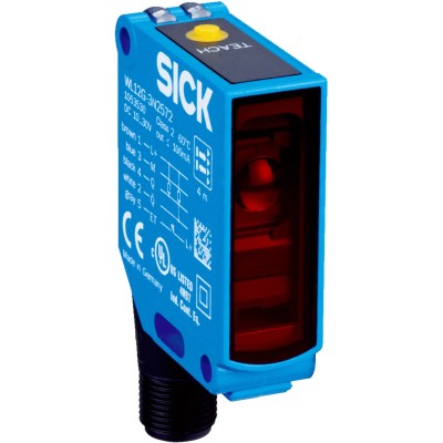 SICK Retroreflective Photoelectric Sensor Block Style 4 m Detection Range PNP Output IP66/IP67 Metal Housing WL12G-3P2572