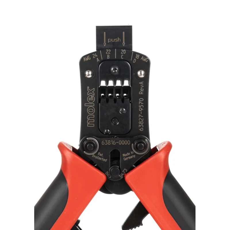 Molex Hand Crimp Tool for 3.96mm Pitch KK Crimp Terminals, Hand Operation, Ratcheting Type, RoHS, Germany 638279500