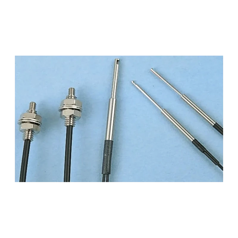 Omron Plastic Fibre Optic Sensor 3.3 mm, LED Light Source, Cable Terminal, Polyethylene Housing, IP67, E32 Series 