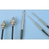 Omron Plastic Fibre Optic Sensor 3.3 mm, LED Light Source, Cable Terminal, Polyethylene Housing, IP67, E32 Series