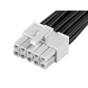 Molex Wire to Board Cable 10 Way Female Mini-Fit Jr Connector 300 mm Length 215325-1102