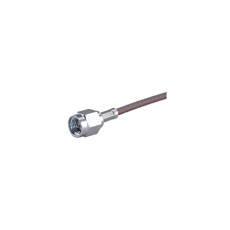 Huber+Suhner 11_SMA-50-2-55/199_NE Series Coaxial Connector Cable Male SMA, 50 Ω, Straight Body Crimp