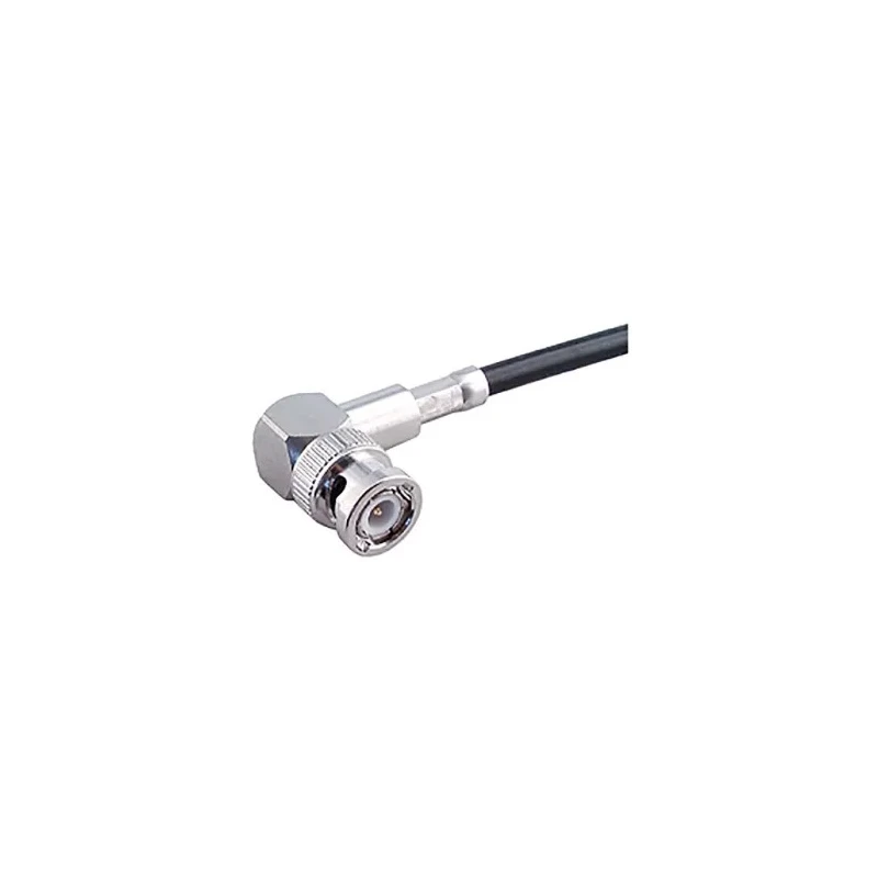 Huber+Suhner Coaxial Connector Cable Male BNC, 50 Ω, Right Angle Body Crimp 16_BNC-50-3-13/133_NE