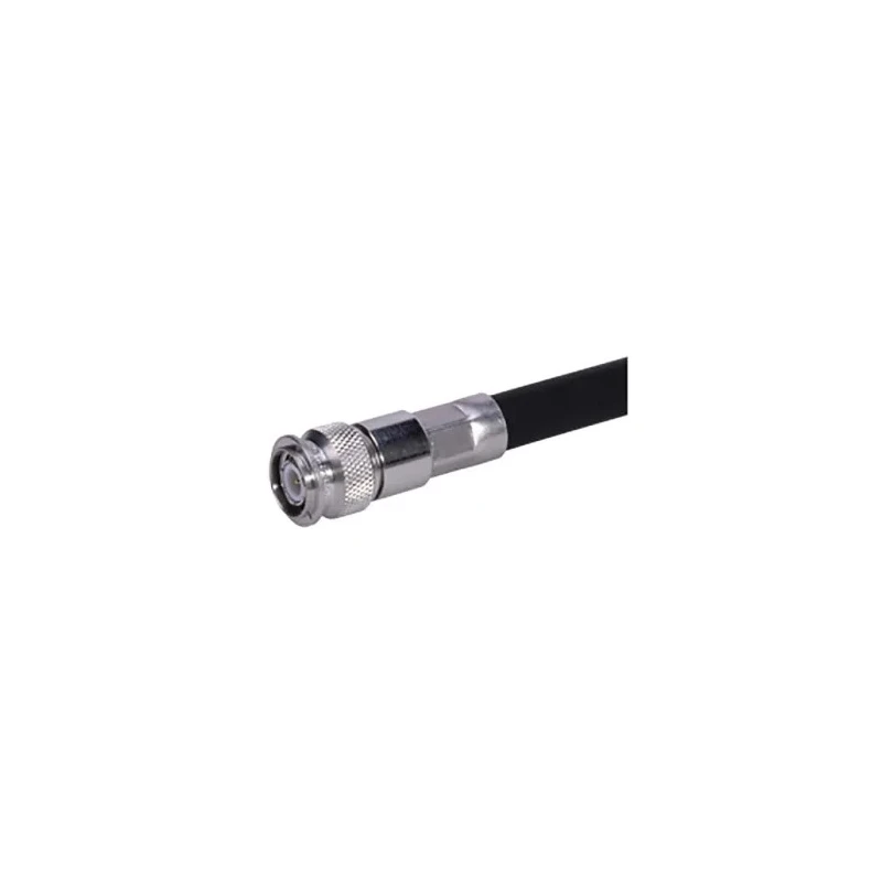 Huber+Suhner Coaxial Connector Cable Male TNC 50 Ω Straight Body Crimp Brass Gold Plated 11_TNC-50-7-5/133_UE