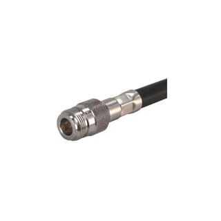 Huber+Suhner Series Coaxial Connector Cable Female N Connector, 50 Ω Impedance, 11 GHz Frequency 21_N-50-7-14/133_NE