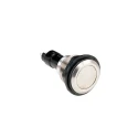 Bulgin 0918 Series Push Button Switch Momentary Panel Mount SPST 19.2 mm Cutout IP65 250 V AC T0918SOAAG