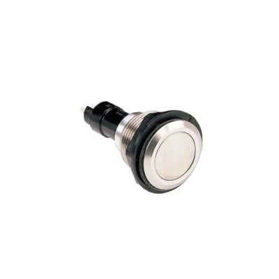 Bulgin 0918 Series Push Button Switch Momentary Panel Mount SPST 19.2 mm Cutout IP65 250 V AC T0918SOAAG