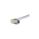 Huber+Suhner 16_SMA-50-3-53/119_NH Series Coaxial Connector Cable Male SMA, 50 Ω, Right Angle Body Solder
