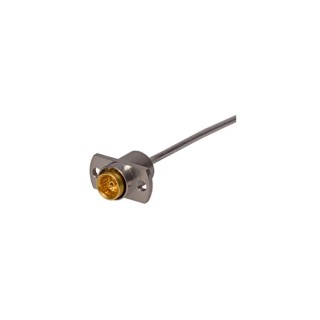 Huber+Suhner Series Coaxial Connector Flange Female BMA, 50 Ω, 18 GHz Operating Frequency, Straight 25_BMA-N50-2-13/119_NE