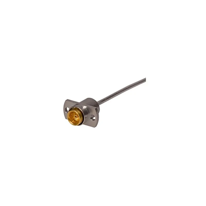 Huber+Suhner Series Coaxial Connector Flange Female BMA, 50 Ω, 18 GHz Operating Frequency, Straight 25_BMA-N50-2-13/119_NE