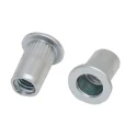 RS PRO Threaded Insert Plain Finish Diameter 6 mm Maximum Material Thickness 3.5 mm Minimum Material Thickness 2 mm 206-5493