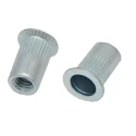 RS PRO Plain Threaded Insert Diameter 11 mm Steel Zinc Plated Thread Repair Insert 206-5486