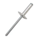 RS PRO Aluminium Blind Rivet 4 mm Dome Head Large Flange Multigrip Rivet 12.7 mm Length 3.5-8.5 mm Grip 206-5414