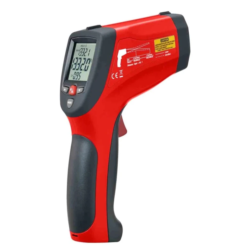 RS PRO Infrared Thermometer -50 °C to 1200 °C Range, ±1°C Accuracy, Adjustable Emissivity RS-8868