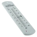 Brannan Wall Mount Glass Thermometer Red Spirit Filling ±1°C Accuracy Centigrade Fahrenheit Scale 240mm Length 65mm 14/390/3